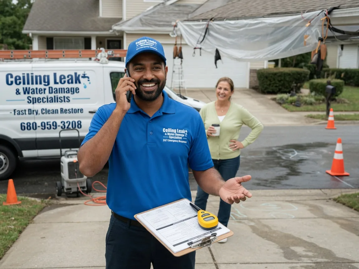 Ceiling Leak Cleanup Milledgeville, OH FAQs